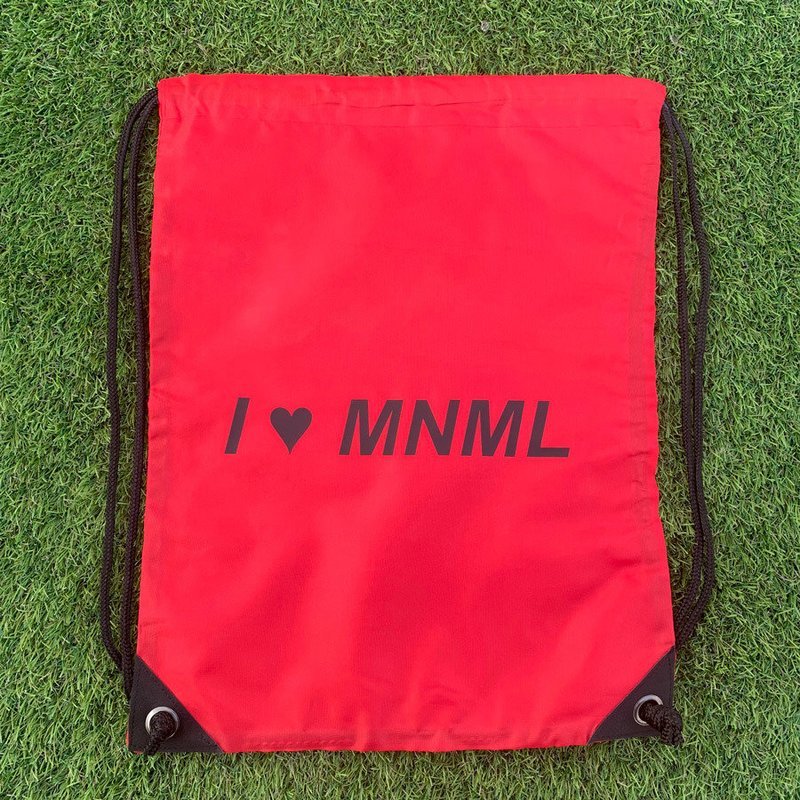 I ♥ MNML tornazsák - piros