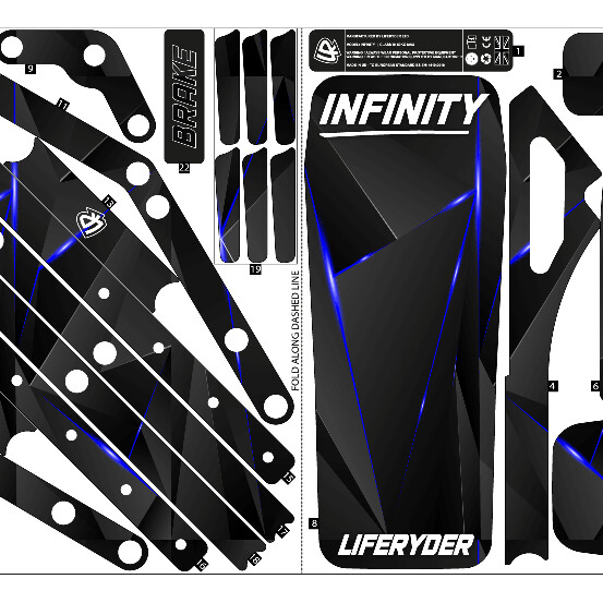 Blue Stealth (stickers only)