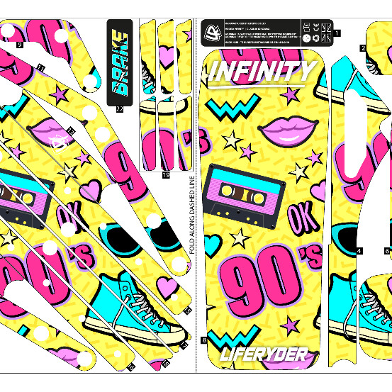 90's (stickers only)