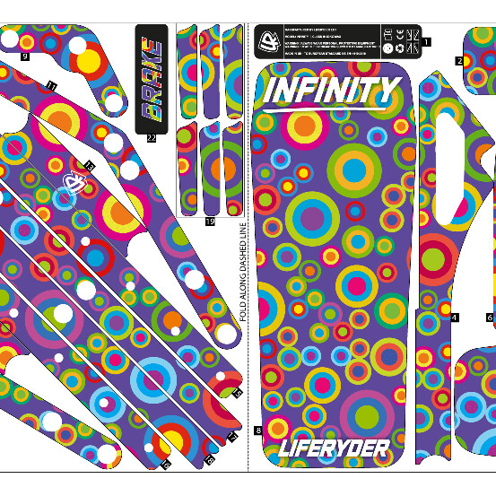 Psychedelic Circles (stickers only)