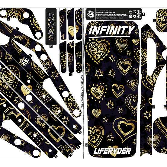 Hearts of Gold (stickers only)