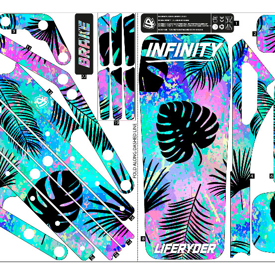 Neon Palm (stickers only)
