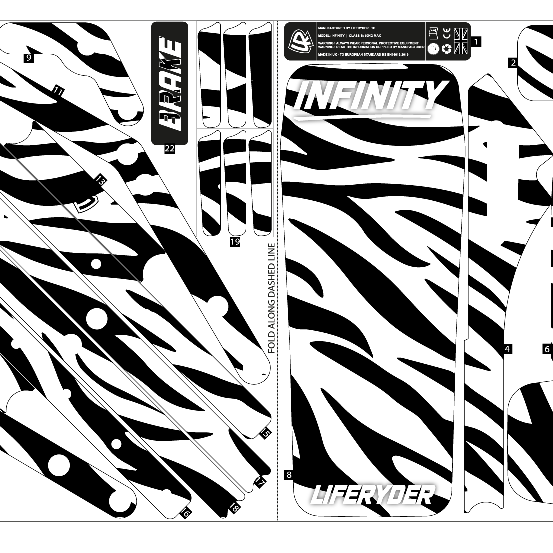 Zebra Stripes (stickers only)