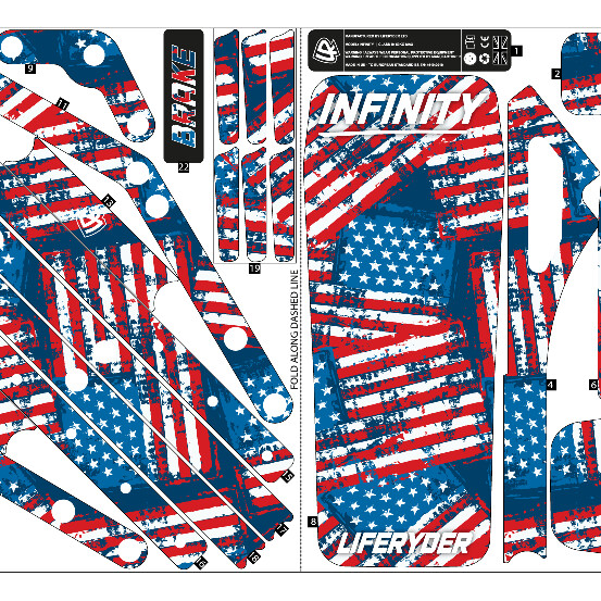 Stars & Stripes (stickers only)