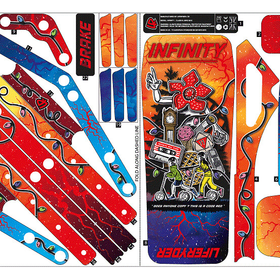 CODE RED (stickers only)