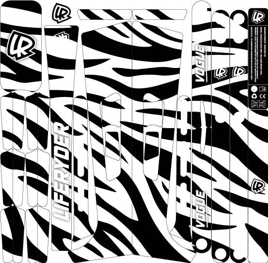 Zebra Stripes (Stickers Only)