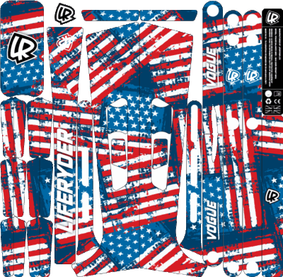 Stars & Stripes (Stickers Only)