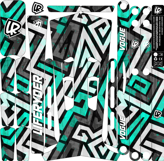 Spearmint Maze (Stickers Only)