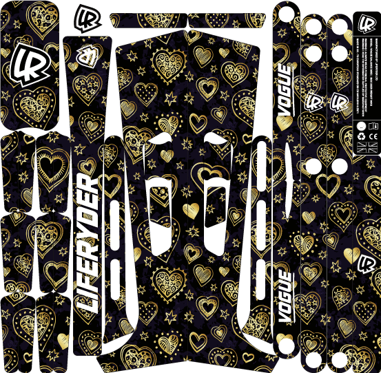 Hearts of Gold (Stickers Only)