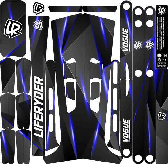 Blue Stealth (Stickers Only)