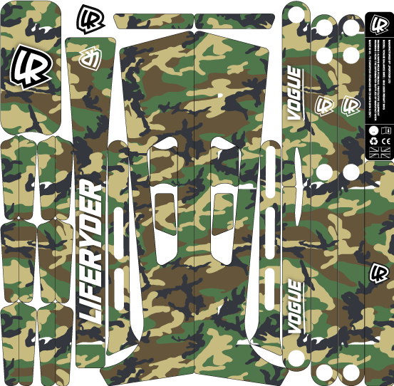 Army Camo (Stickers Only)