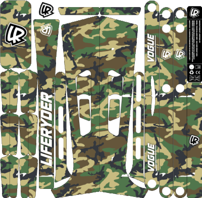 Army Camo (Stickers Only)