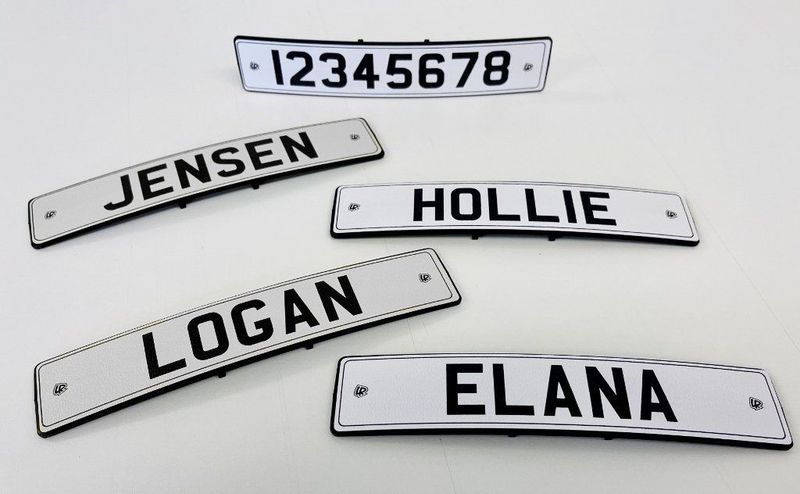 Personalised Mini Reg Plate