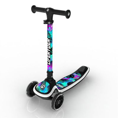 3-wheel toddler scooter with light-up LED wheels – LIFERYDER HALO for children ages 2–7