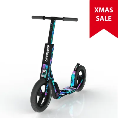 All-terrain kids scooter with big pneumatic wheels – LIFERYDER INFINITY for children ages 5–15