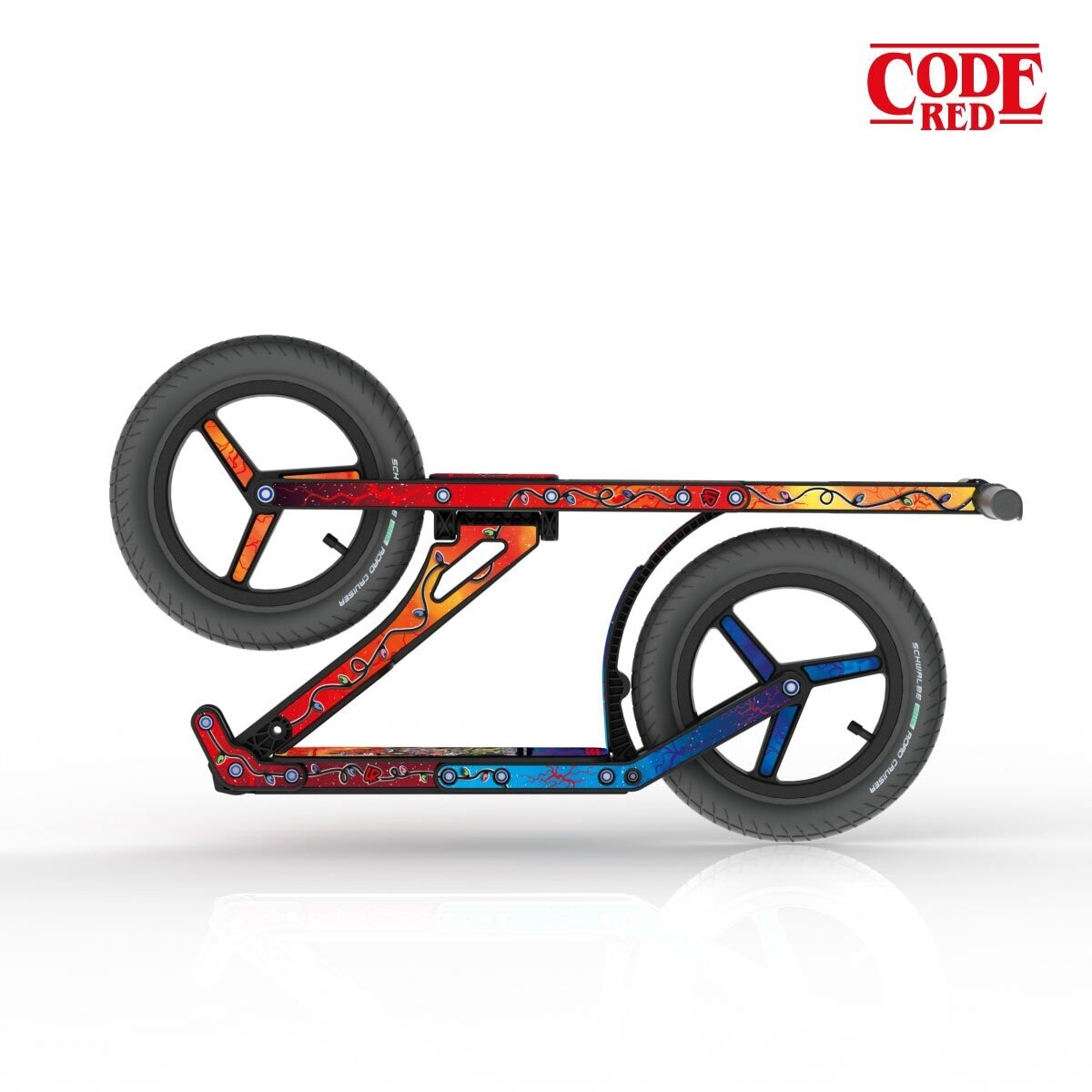 INFINITY CODE RED Big Wheel Kids Scooter Ages 5–15