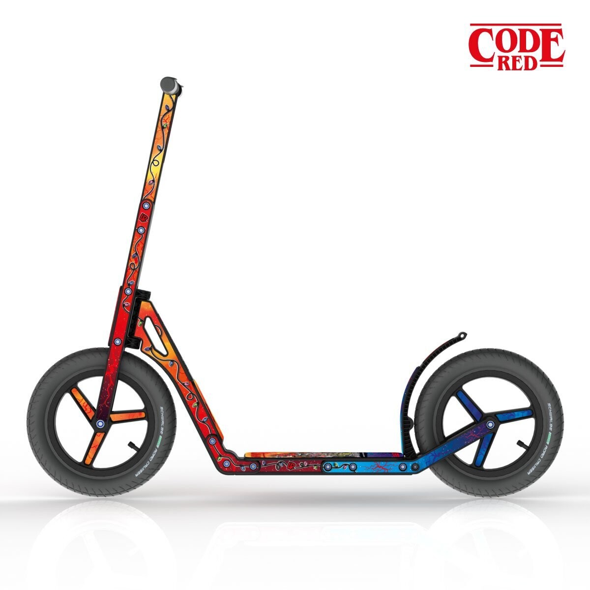 INFINITY CODE RED Big Wheel Kids Scooter Ages 5–15