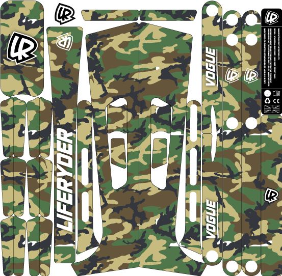Army Camo (Stickers Only)