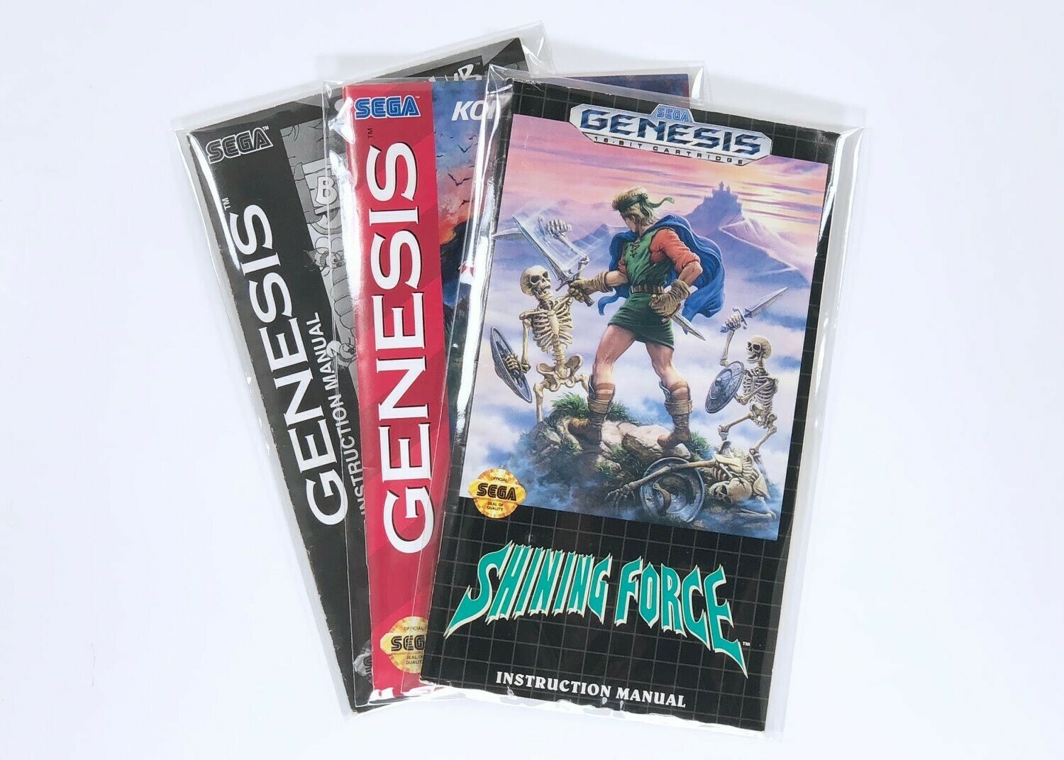 Sega Genesis Manual Bags (100 Pack)