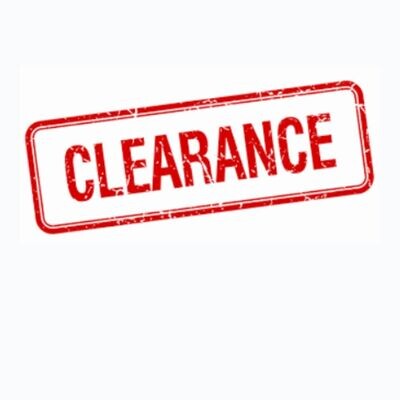 CLEARANCE &amp; DEFECTS