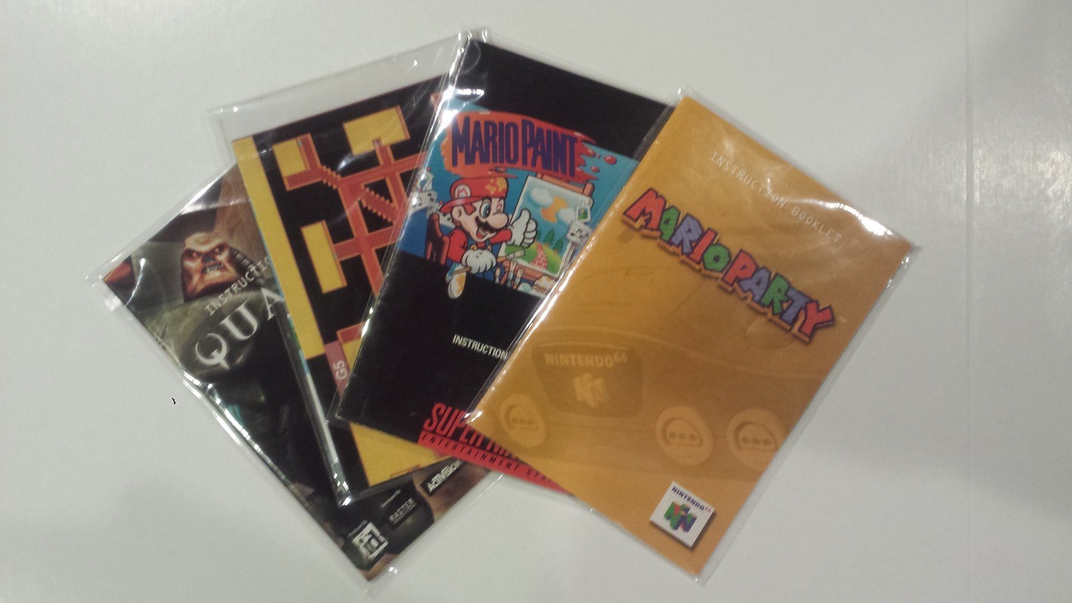 SNES/N64 Manual Bags (100 Pack)