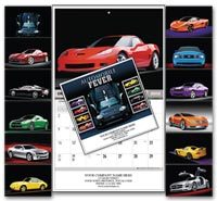 Auto Fever, 2013 Custom Wall Calendar -  Size: 10 5/8&quot; x 18&quot;