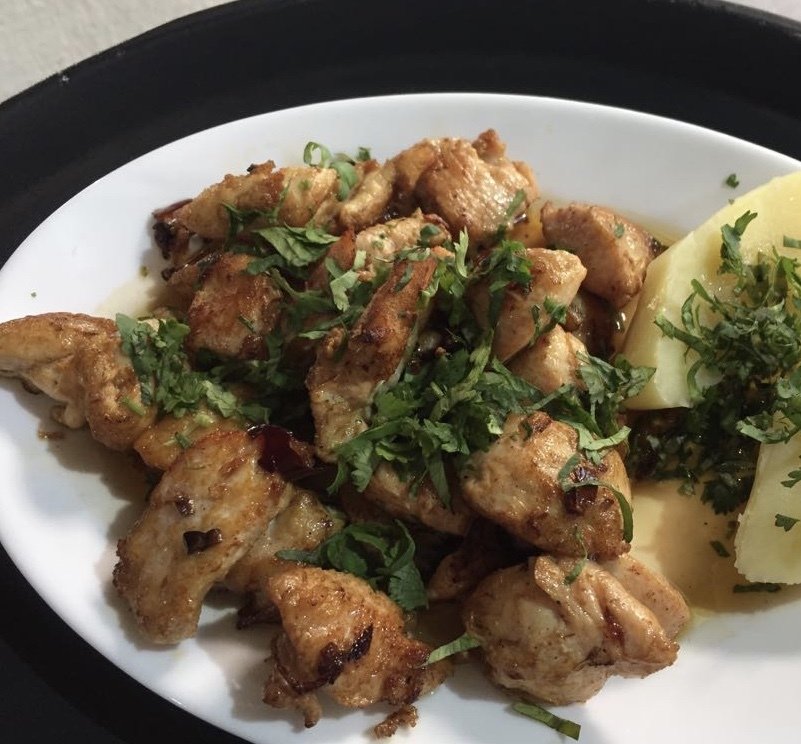 Pollo al pil-pil