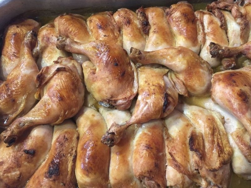 Pollo asado 1/4