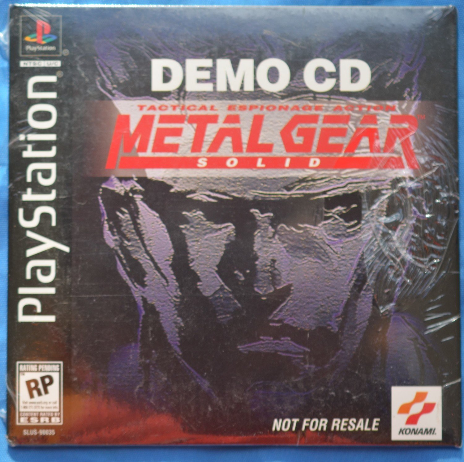 New Metal Gear Solid 1 (Sony Playstation PS1) - DEMO CD