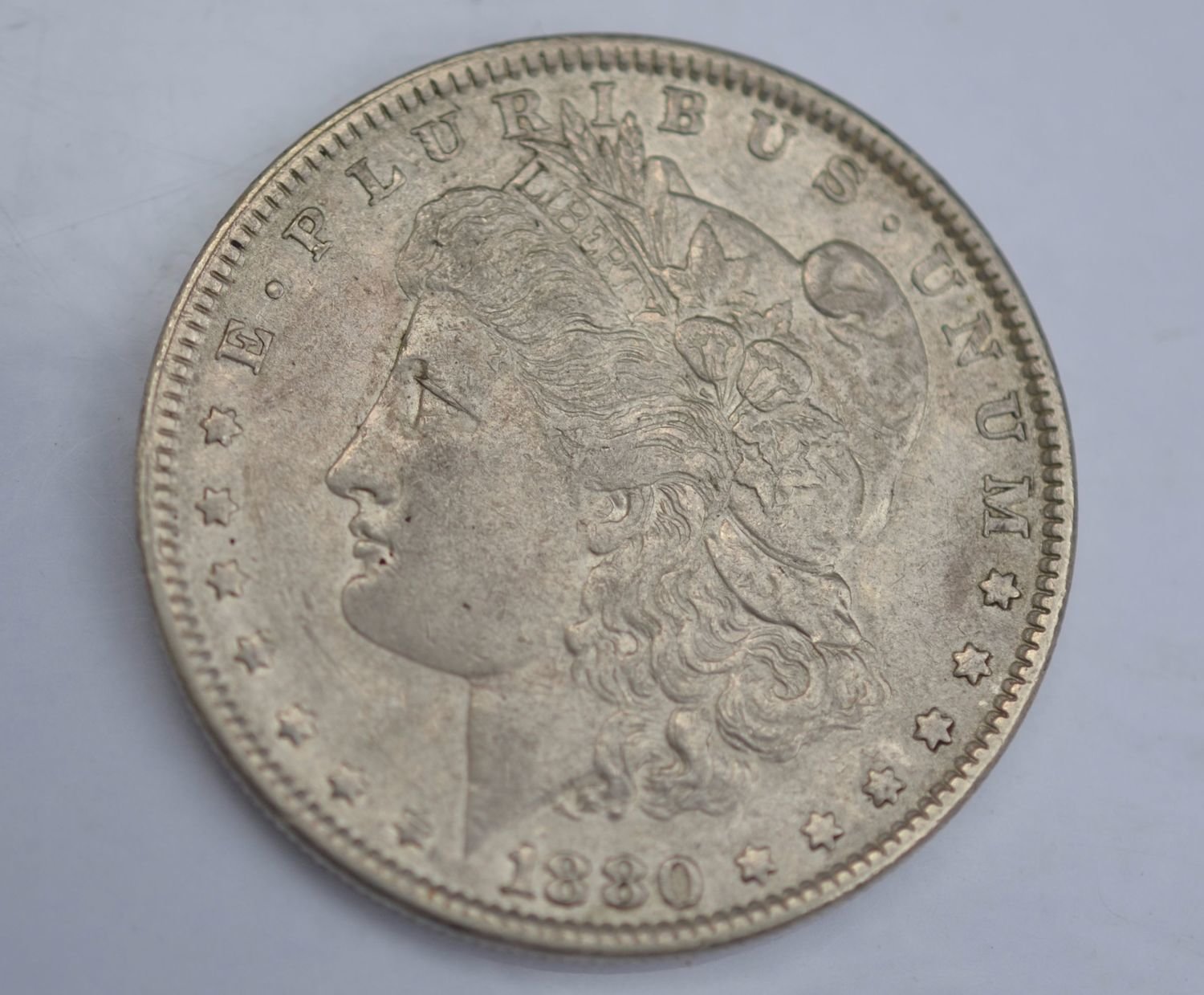 1880 Morgan Silver Dollar Philadelphia Mint Circulated