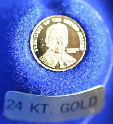 Ronald Reagan President Inauguration Gold Proof