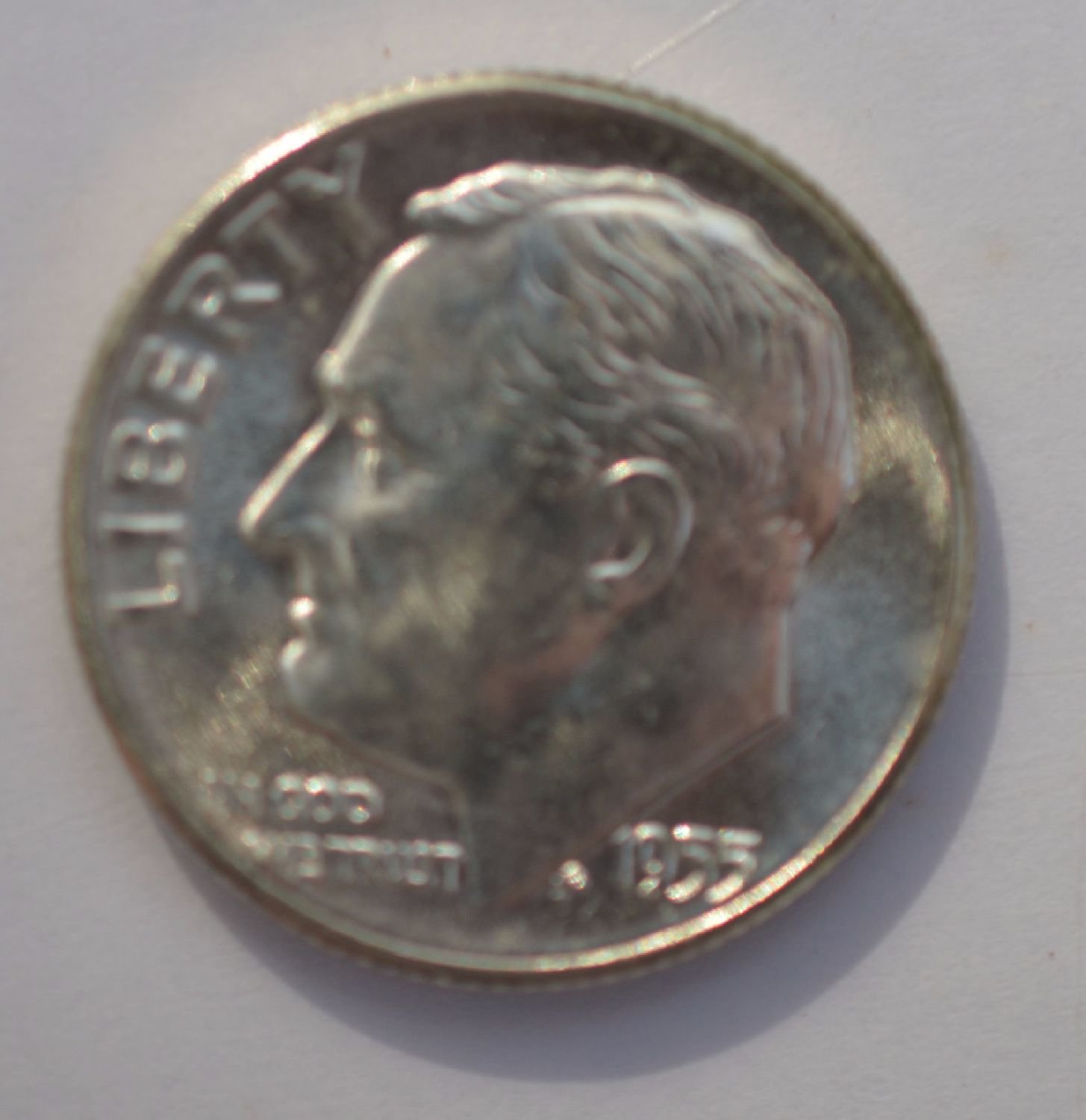 BU 1955-P Roosevelt Silver Dime