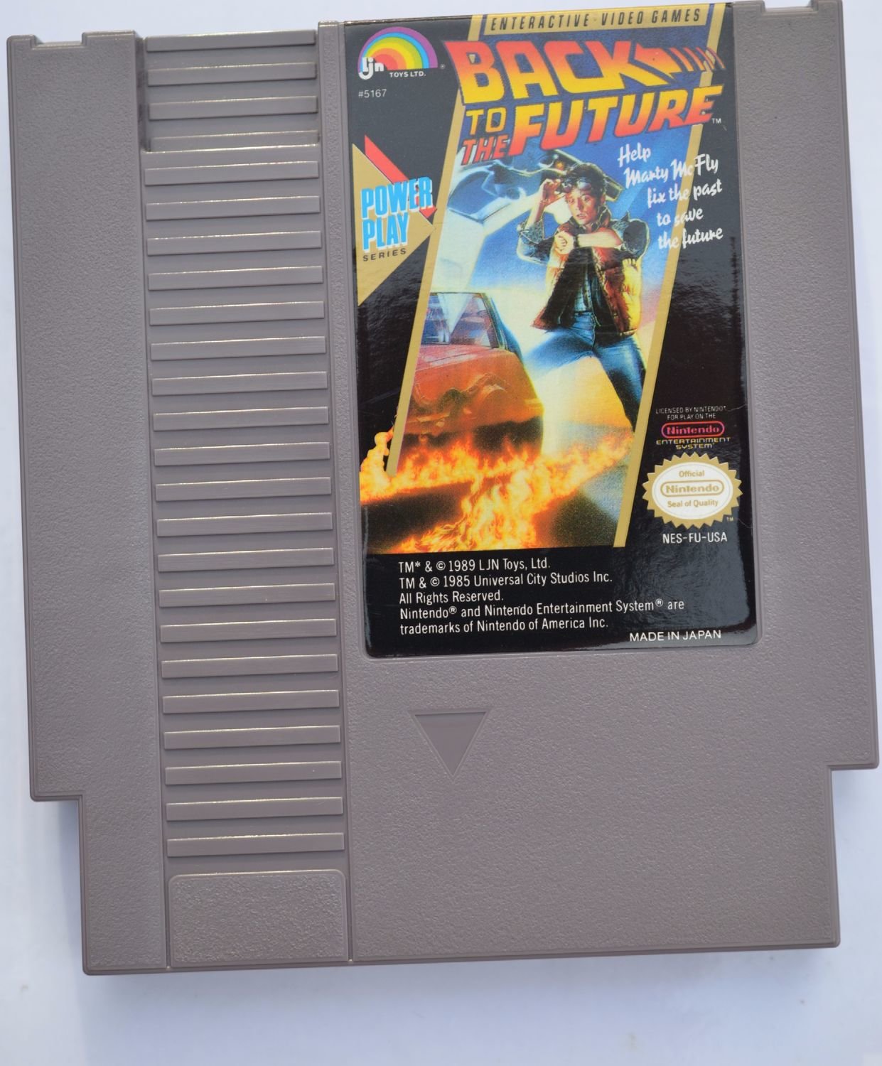 NINTENDO Back to the Future Vintage NES Video Game
