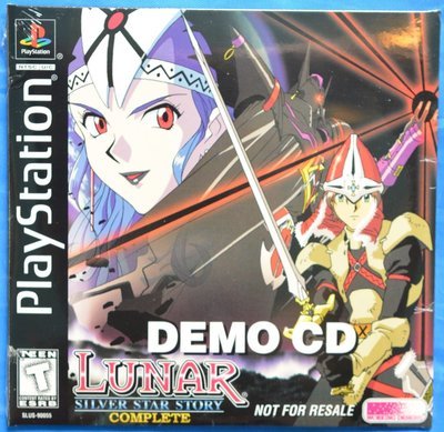 Lunar Silver Star Story Complete DEMO CD - BRAND NEW SEALED - Sony PlayStation