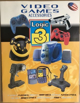 Video Games Accessories​ Logic 3 PlayStation Nintendo Game-boy Advertising Fact-book