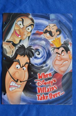 Video Game Ad Advertising Fact Sheet ~ Disney&#39;s Villains Revenge