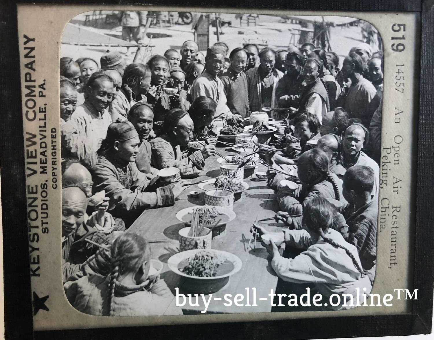 1900s Qing dynasty Peking Atq GLASS PHOTO SLIDE 大清火车