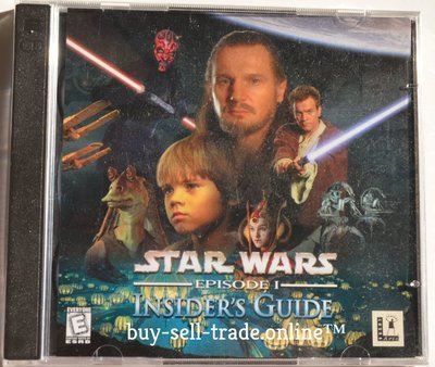 Star Wars: Episode I Insider&#39;s Guide PC CD-ROM WIN 95/98 NIB NEW