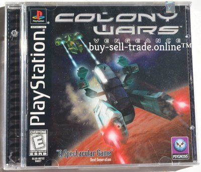 Colony Wars PS1 (Sony PlayStation 1, 1997) Brand New Factory Seal Black Label