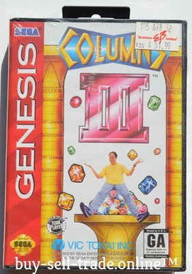 Brand New Sealed Columns III Sega Genesis: Revenge of Columns コラムスIII： 対決！コラムスワールド