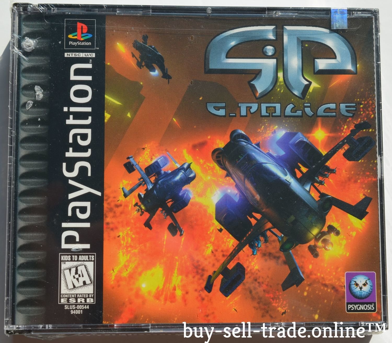 FACTORY SEALED BRAND NEW PLAYSTATION PS1 VIDEO GAME G-POLICE NFS PSYGNOSIS