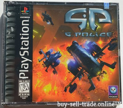 FACTORY SEALED BRAND NEW PLAYSTATION PS1 VIDEO GAME G-POLICE NFS PSYGNOSIS