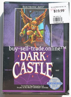 Sega Genesis Dark Castle Brand New Factory Sealed