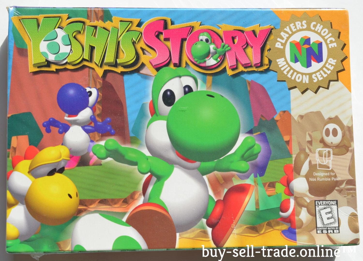 Yoshi&#39;s Story Nintendo N 64 H-SEAM SEALED! -