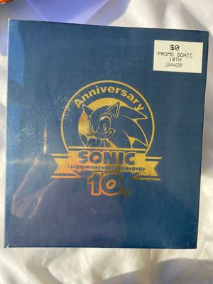 SEGA Sonic the Hedgehog 10th Anniversary Collector Set – Factory Sealed CD &amp; Commemorative Medal
