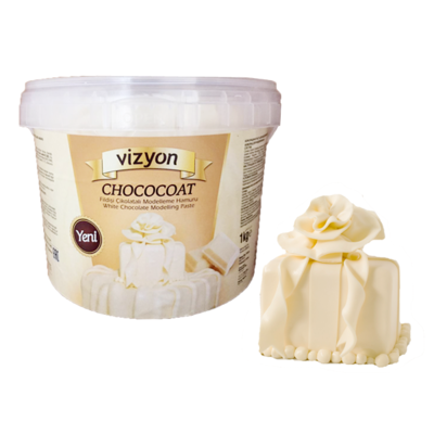 Vizyon шоколад для моделирования белый 1 кг.