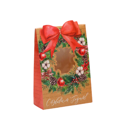 Коробка для новогоднего подарка «С Новым годом!», 15 × 7 × 22 см