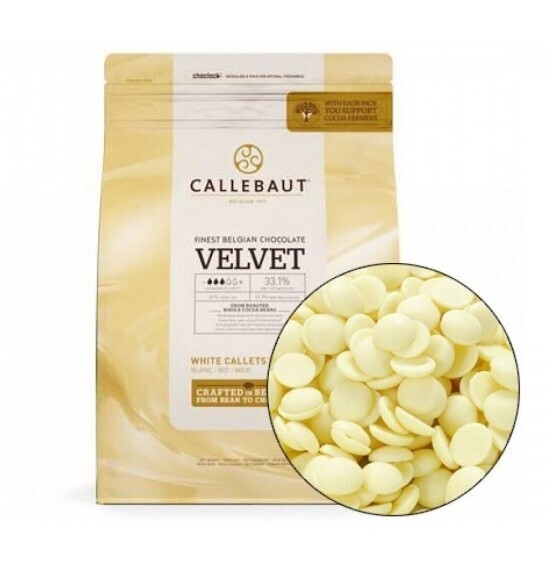 Шоколад белый Callebaut Velvet 32 % - 200 гр