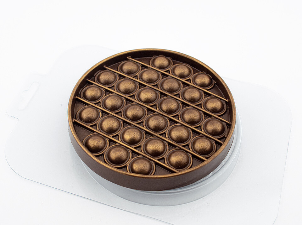 Форма для шоколада пластиковая Поп-ит Круг