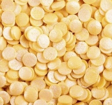 Посыпка конфетти желтые перламутровые 100 гр